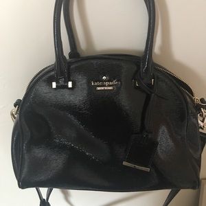 Kate Spade Black patent leather handbag